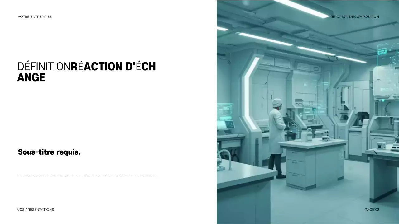 Présentation de la chimie moderne noire