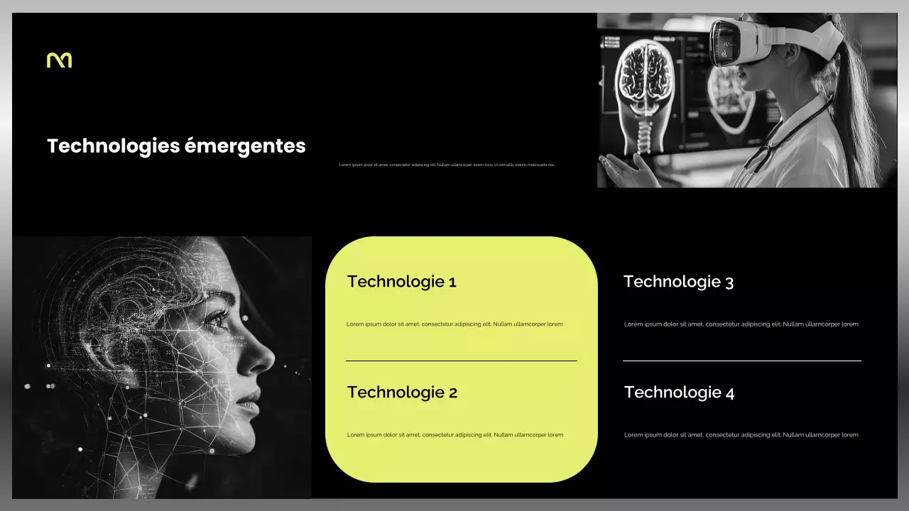 Présentation des soins de santé modernes noirs