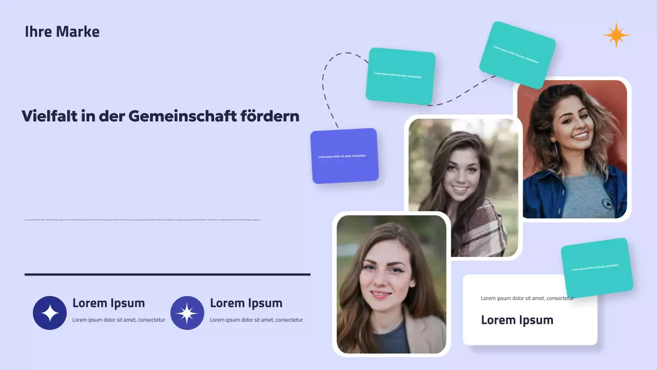 Präsentation der Blue Modern-Kampagne