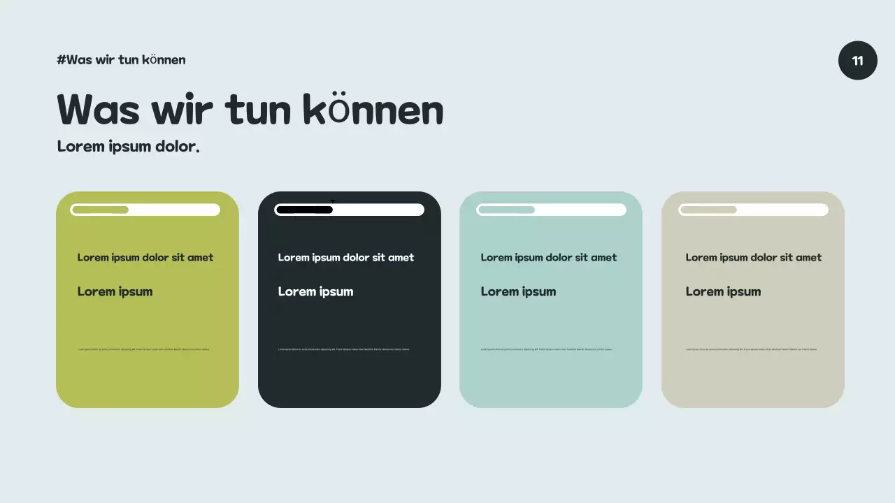 Grüne künstlerische Biodiversitätspräsentation