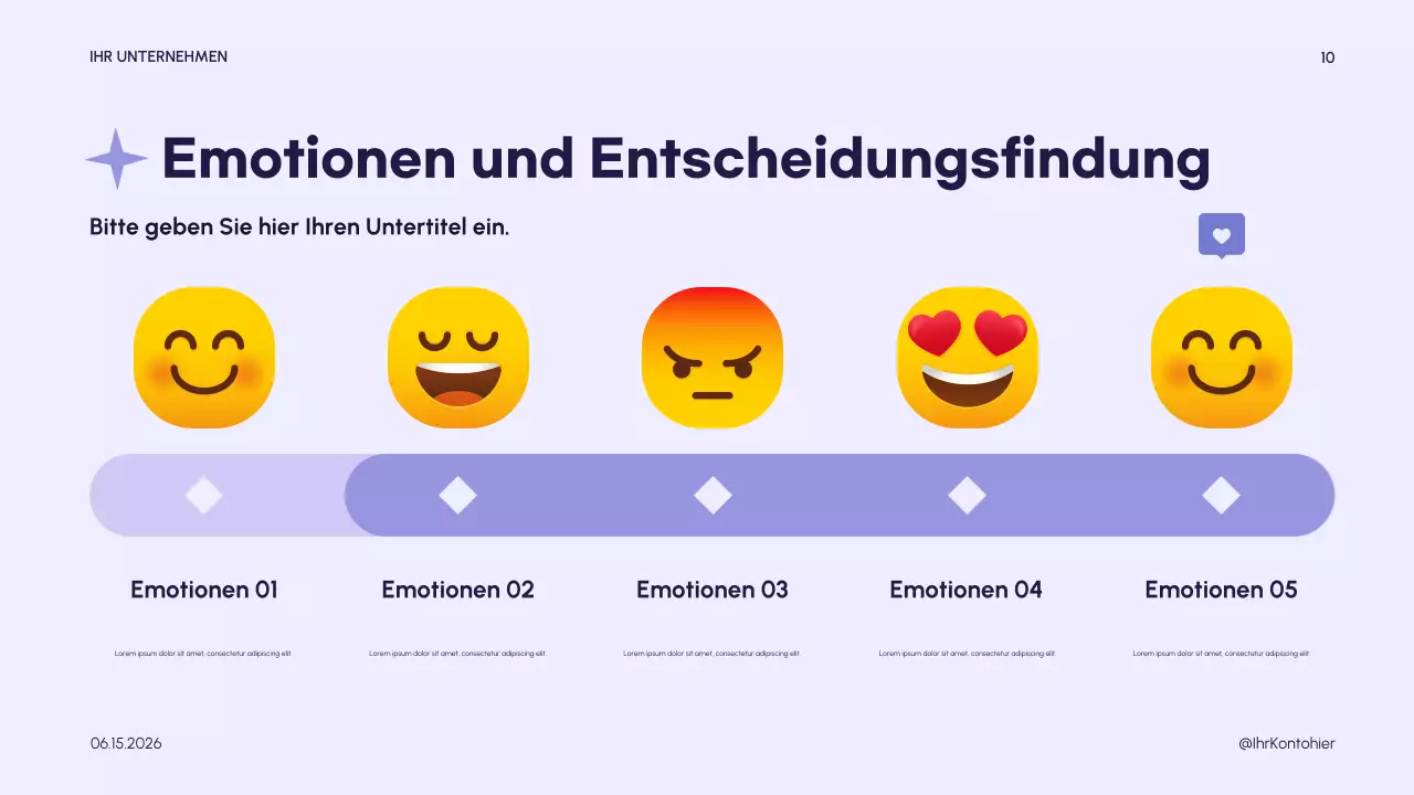 Rosa Moderne Psychologie Präsentation