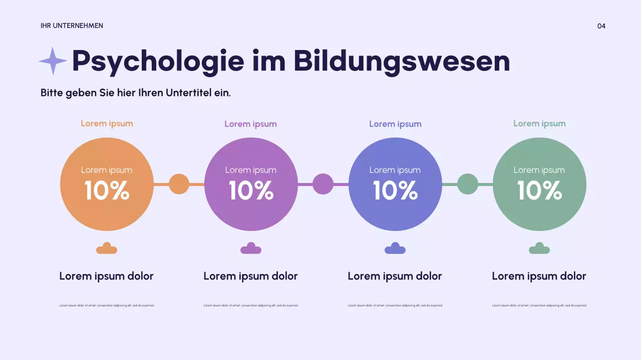 Rosa Moderne Psychologie Präsentation