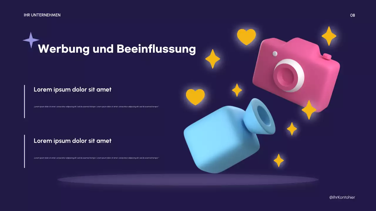 Rosa Moderne Psychologie Präsentation