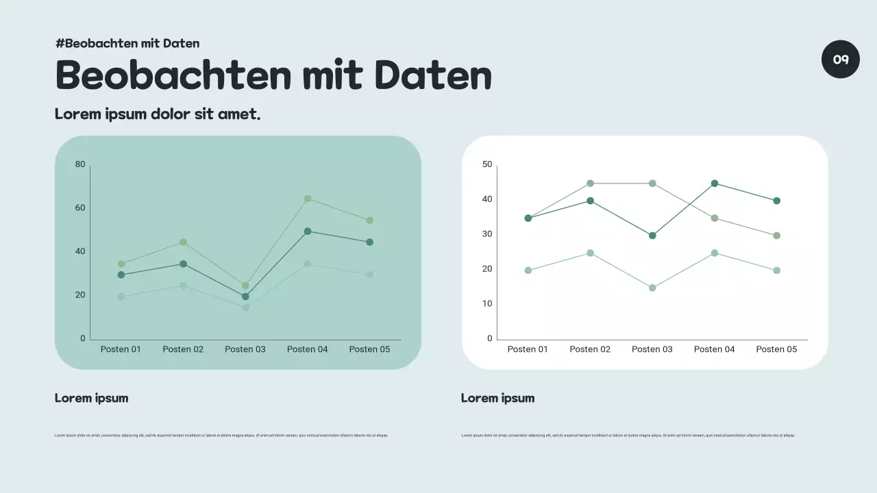 Grüne künstlerische Biodiversitätspräsentation