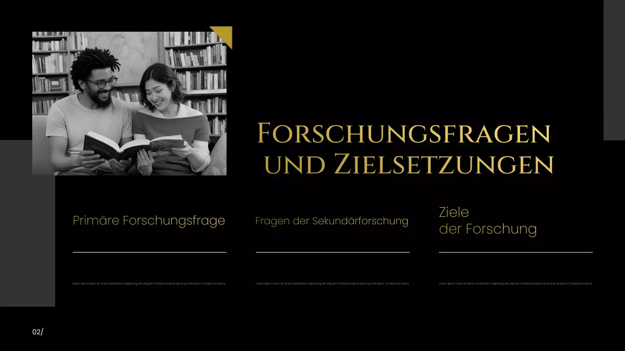 Black Modern Forschungsvorschlag Präsentation