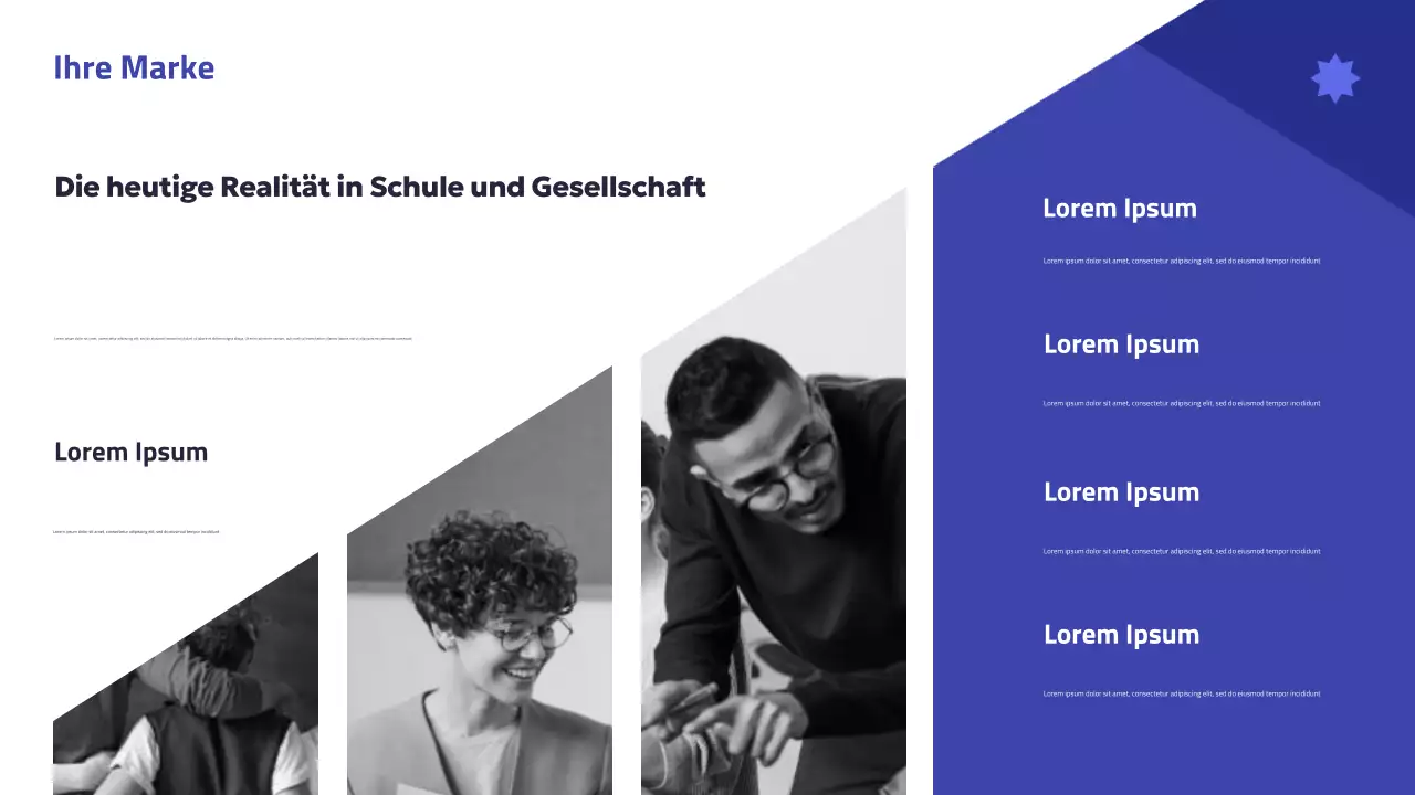 Präsentation der Blue Modern-Kampagne