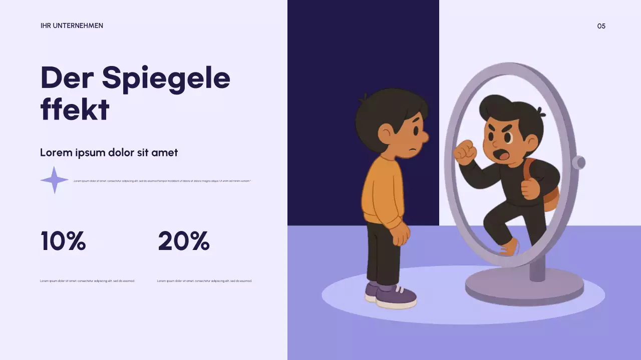 Rosa Moderne Psychologie Präsentation