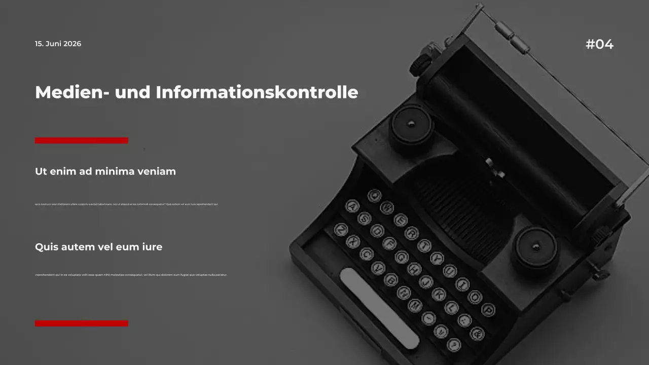 Vortragspräsentation zum Thema „Graue moderne Regierung“