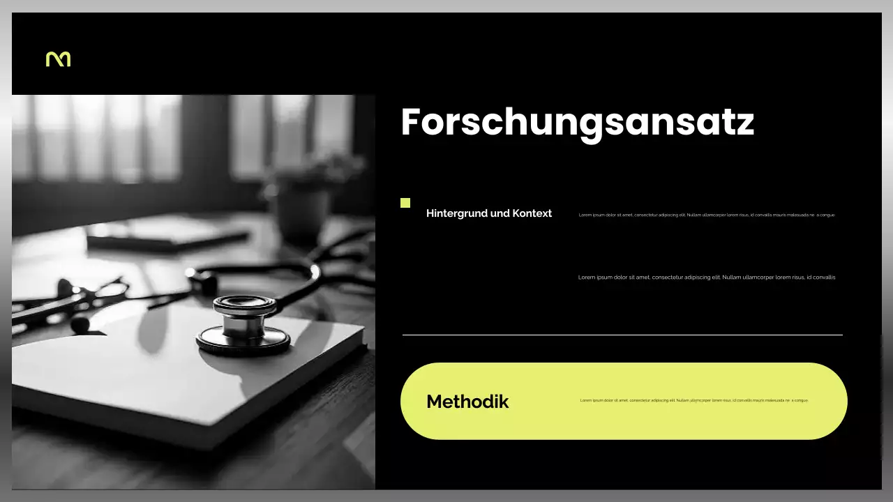 Präsentation zur modernen Gesundheitsversorgung für Schwarze