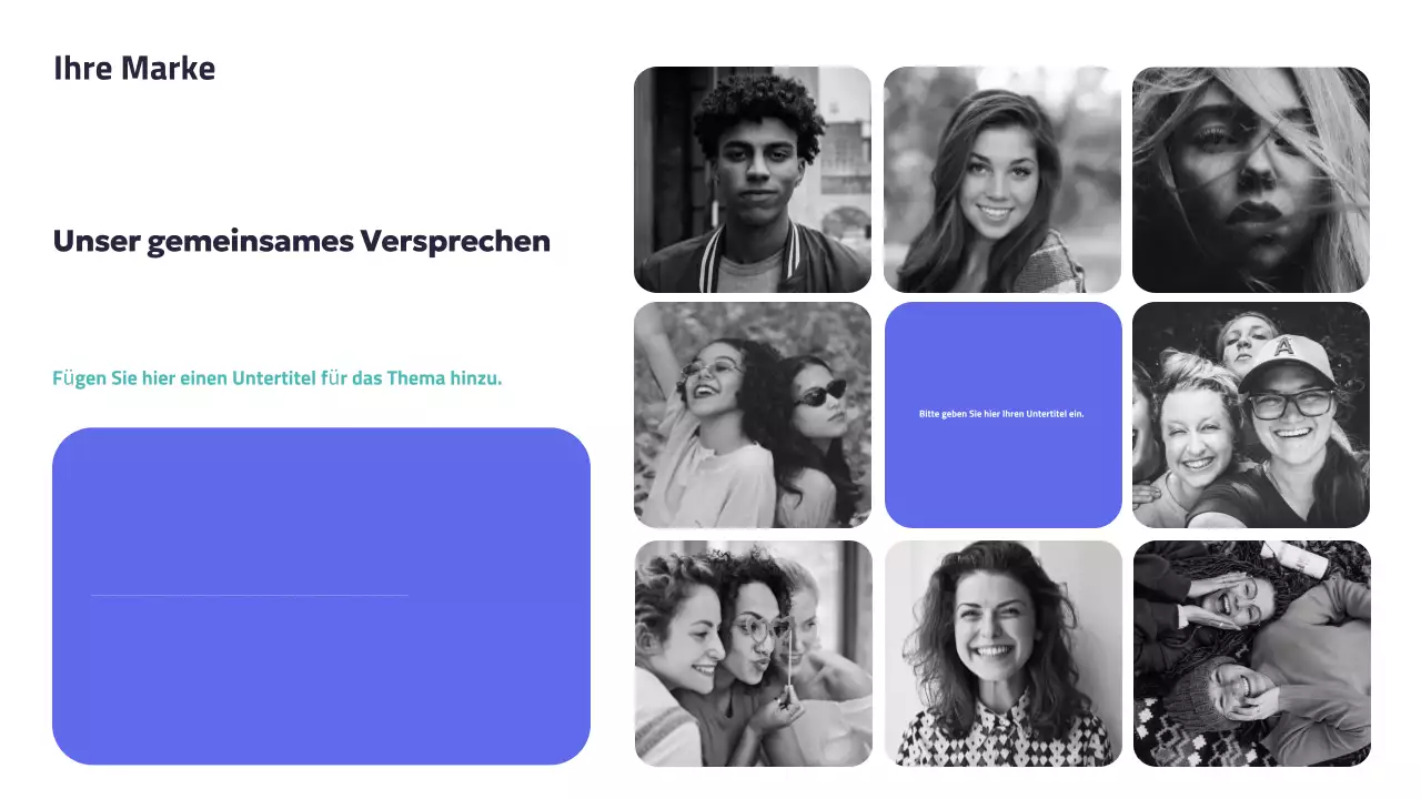 Präsentation der Blue Modern-Kampagne