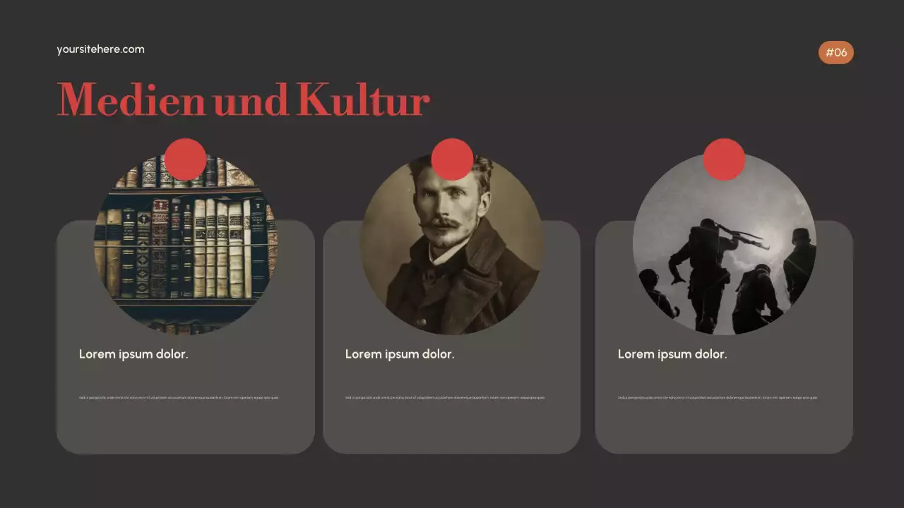 Gold Elegante Kultur Präsentation