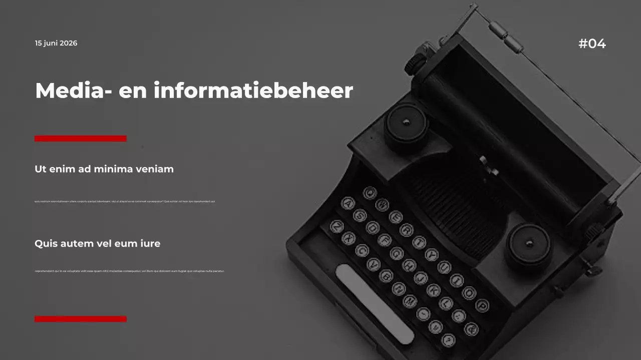 Presentatie van de Grey Modern Government-lezing