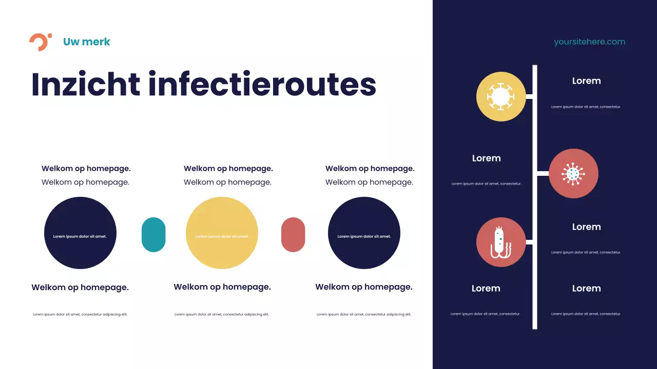 Blue Abstract Disease Presentatie