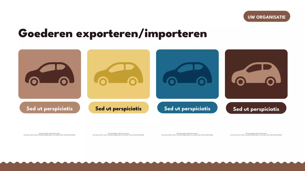 Bruine Retro Handelspresentatie