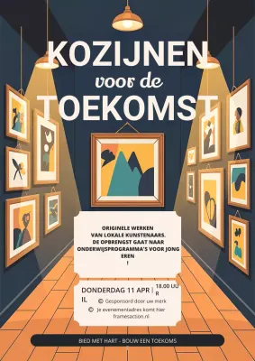 Poster van de tentoonstelling Navy Modern Art