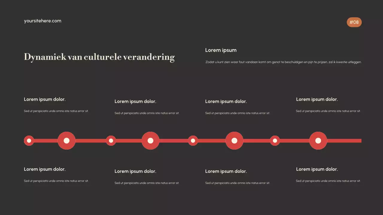 Gouden Elegante Cultuurpresentatie