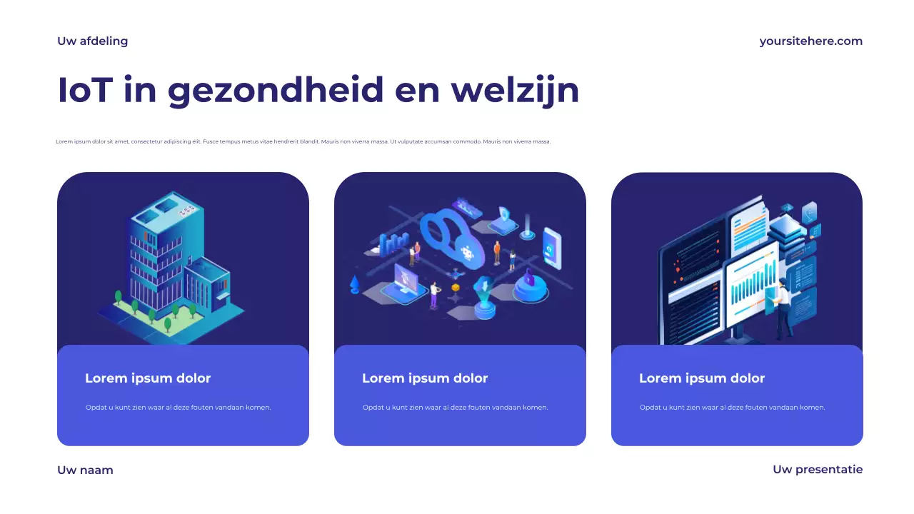 Presentatie van blauwe moderne technologie