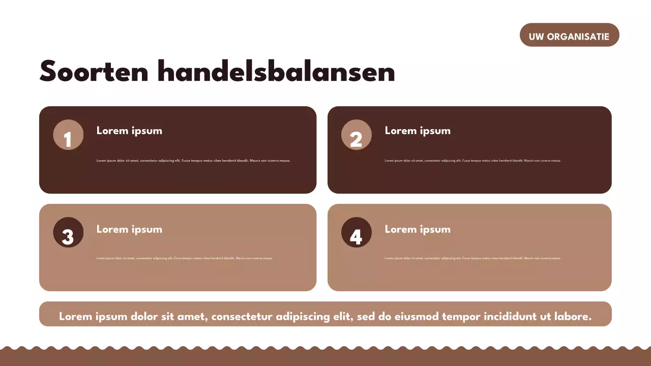 Bruine Retro Handelspresentatie