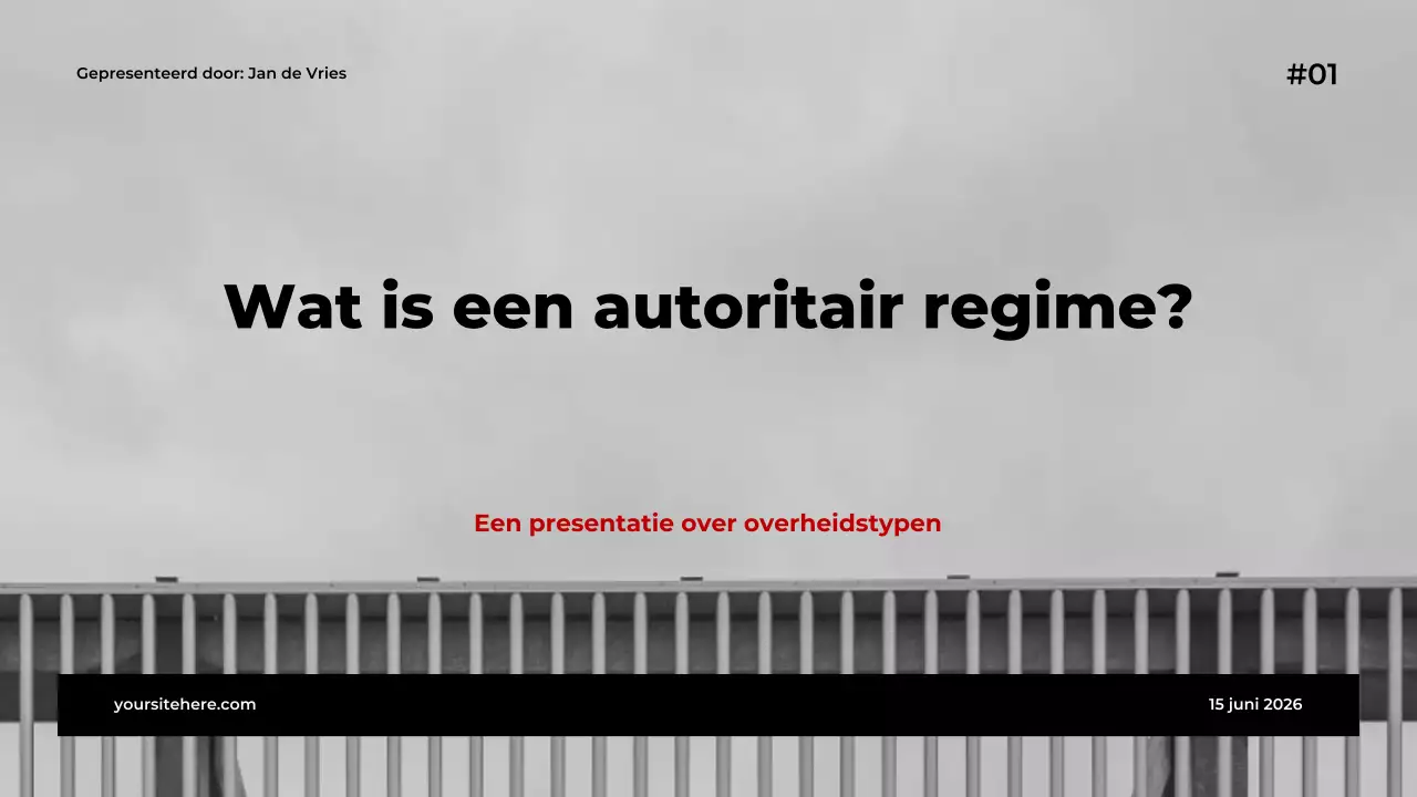 Presentatie van de Grey Modern Government-lezing