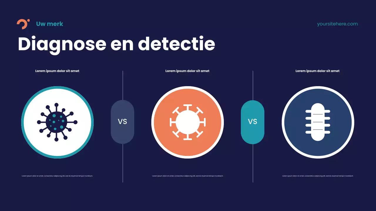 Blue Abstract Disease Presentatie