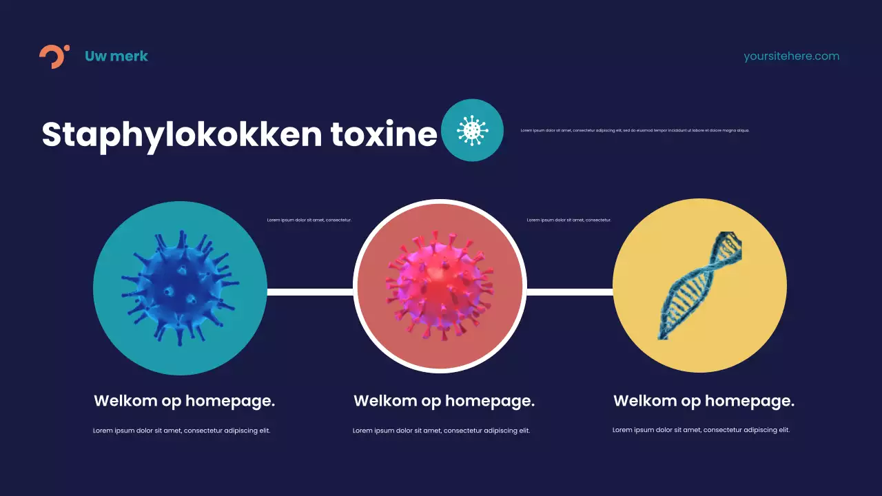 Blue Abstract Disease Presentatie