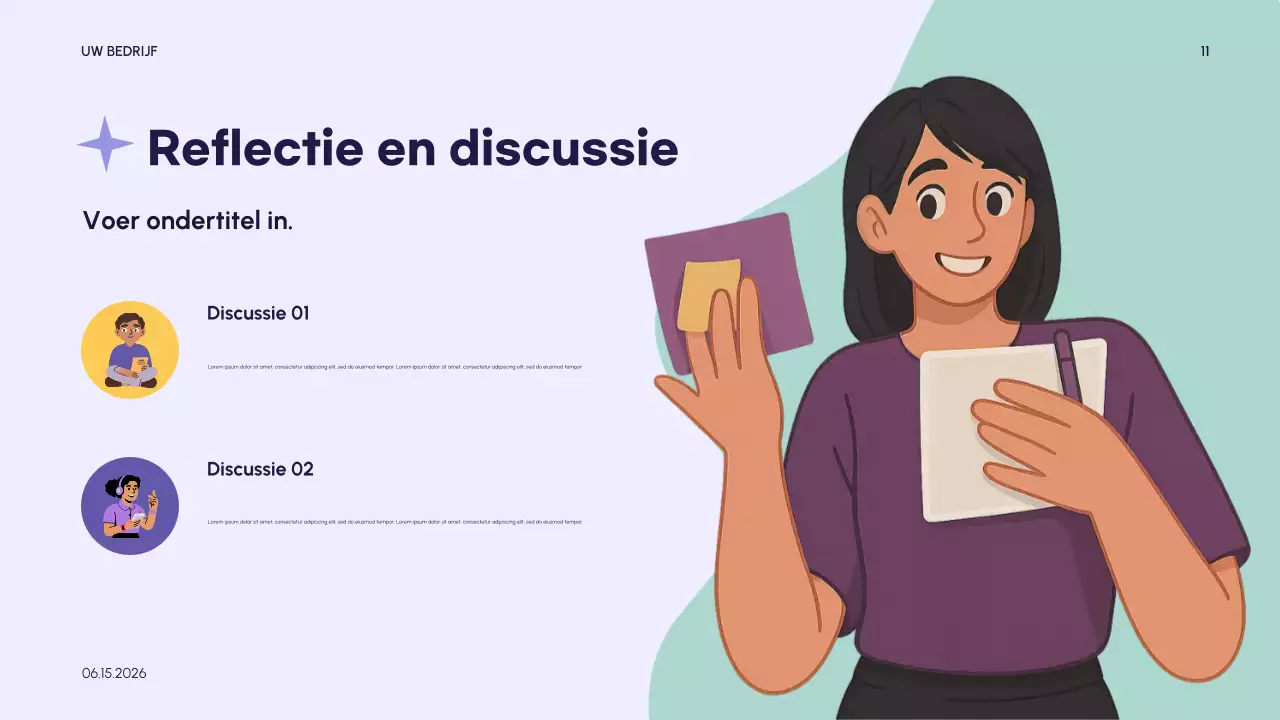 Roze moderne psychologie presentatie