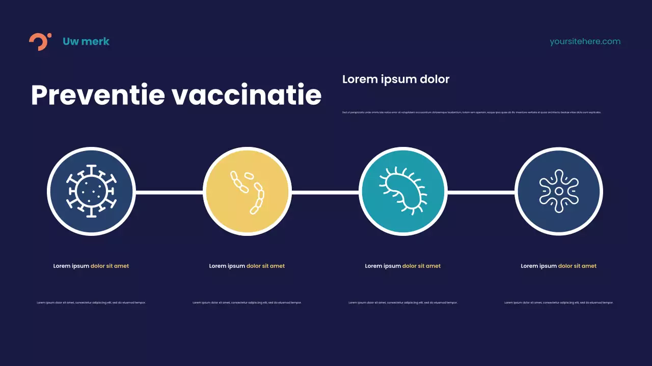 Blue Abstract Disease Presentatie