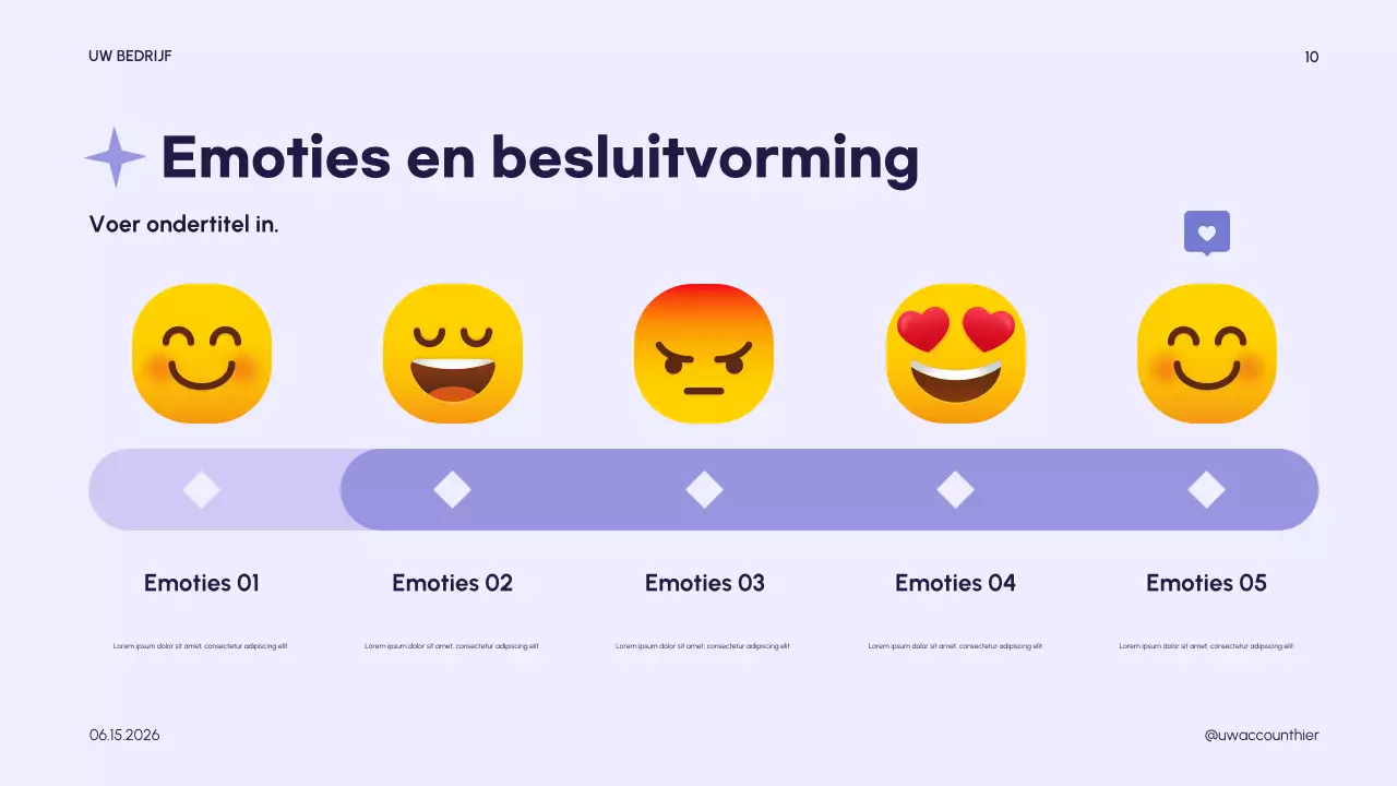 Roze moderne psychologie presentatie