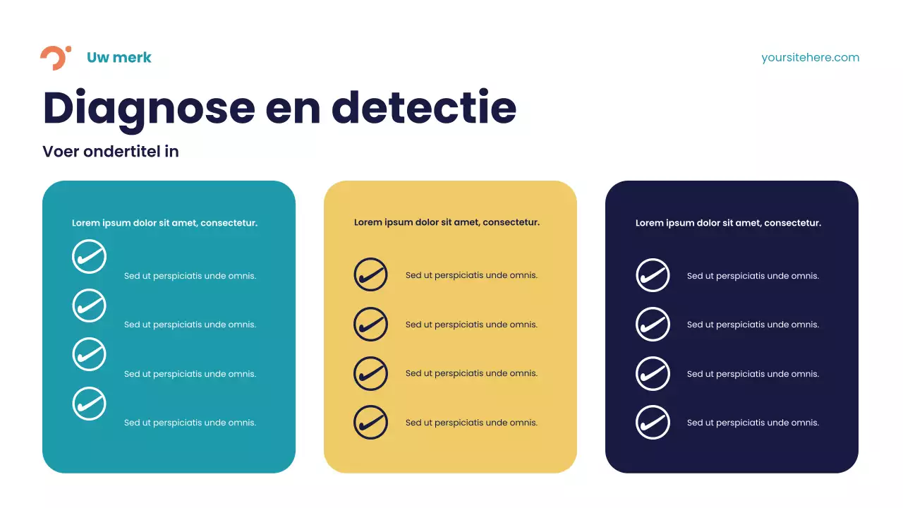 Blue Abstract Disease Presentatie