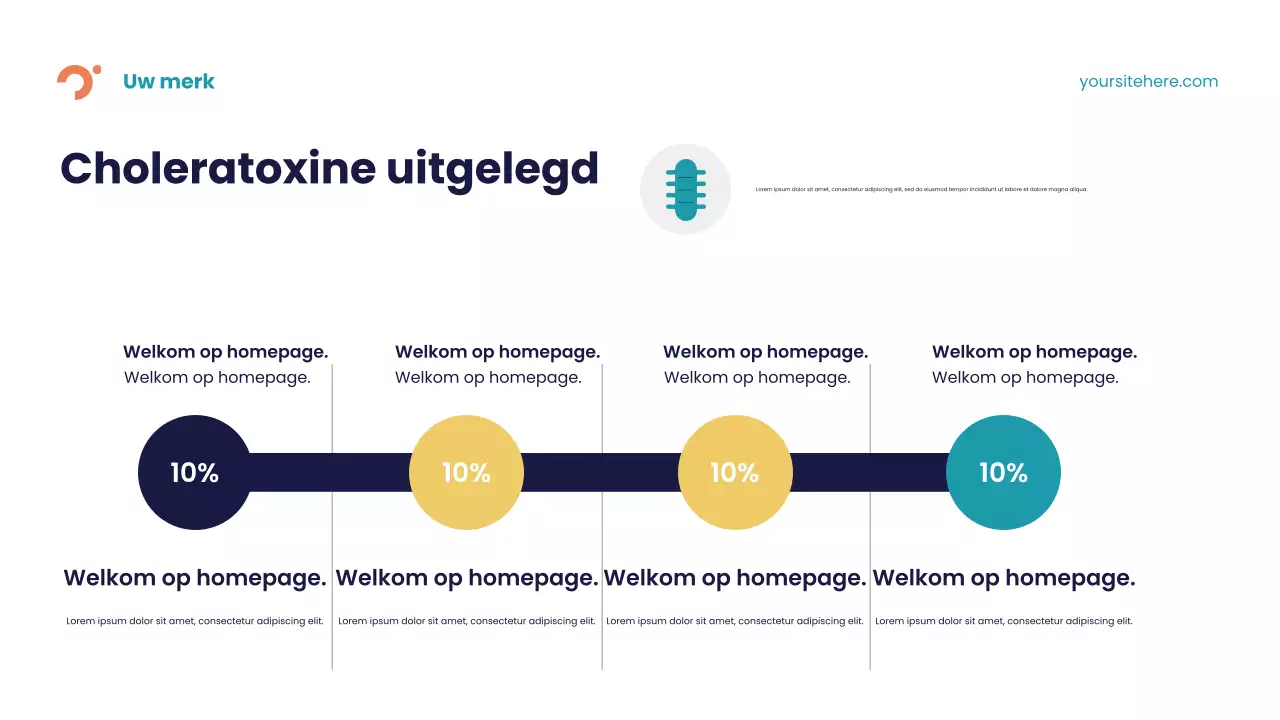 Blue Abstract Disease Presentatie
