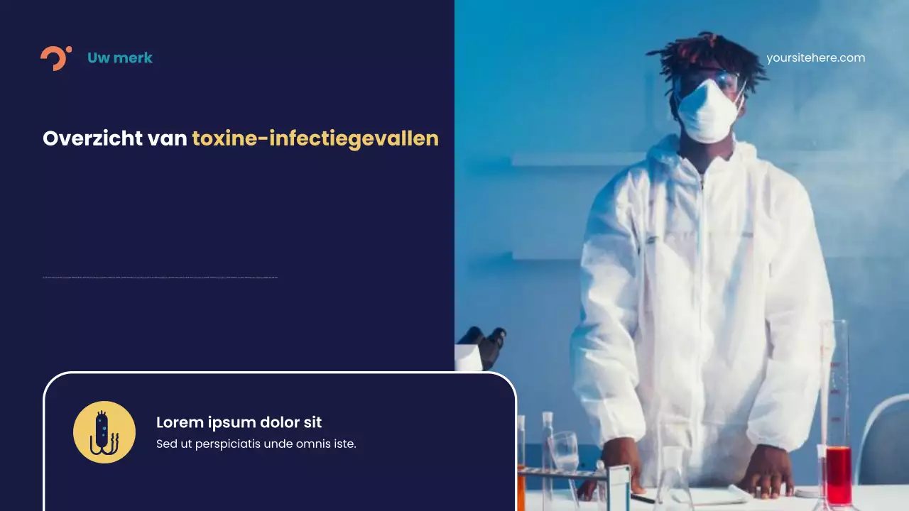 Blue Abstract Disease Presentatie