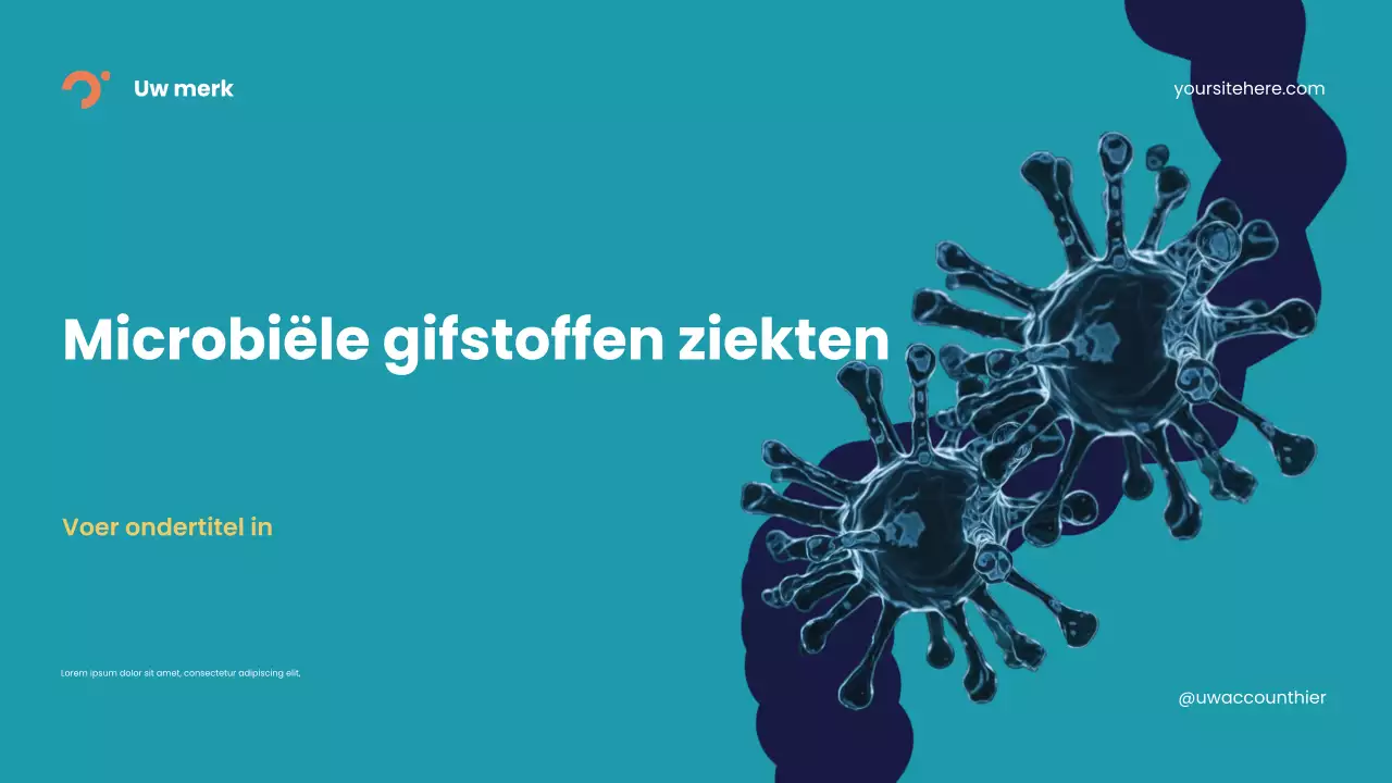 Blue Abstract Disease Presentatie