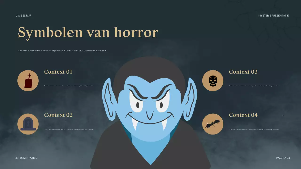 Teal Mysterieuze Presentatie