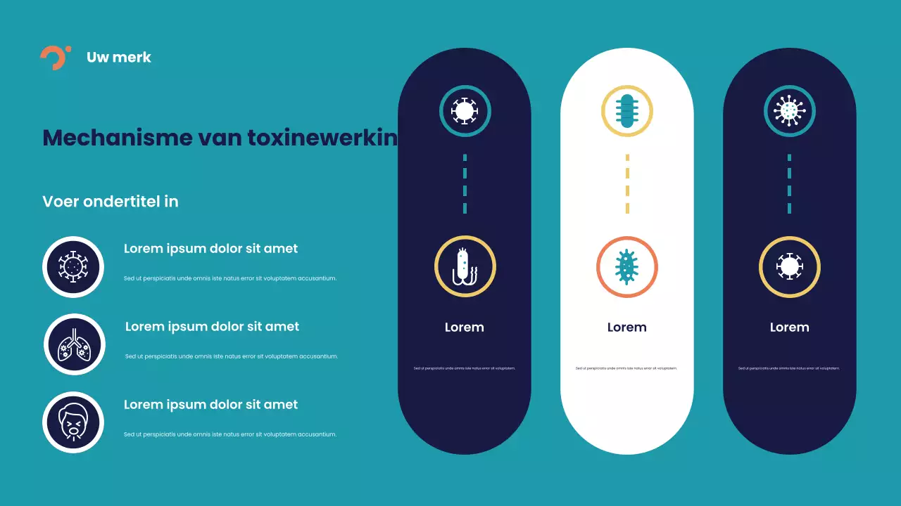 Blue Abstract Disease Presentatie