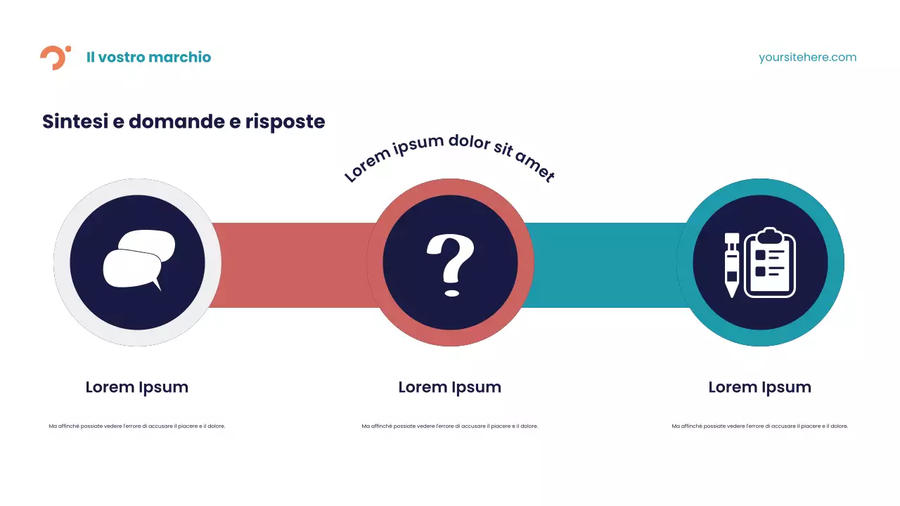 Presentazione della malattia astratta blu