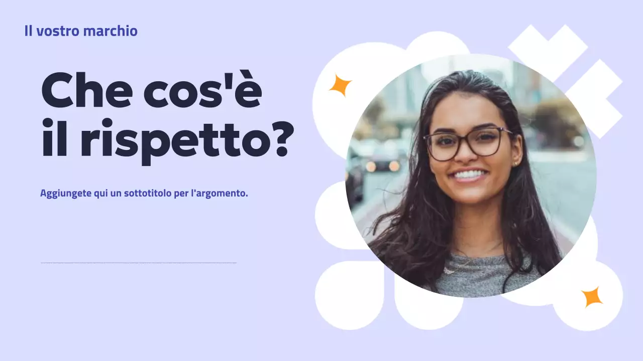 Presentazione della campagna Blue Modern