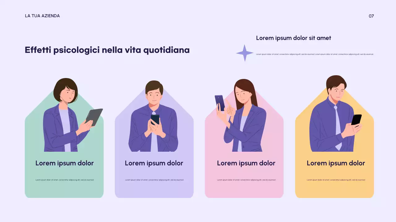 Presentazione di psicologia moderna rosa