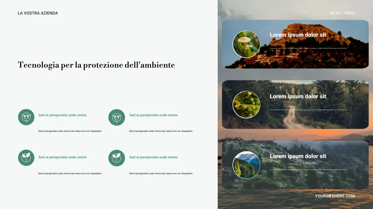Presentazione di Green Minimal Nature