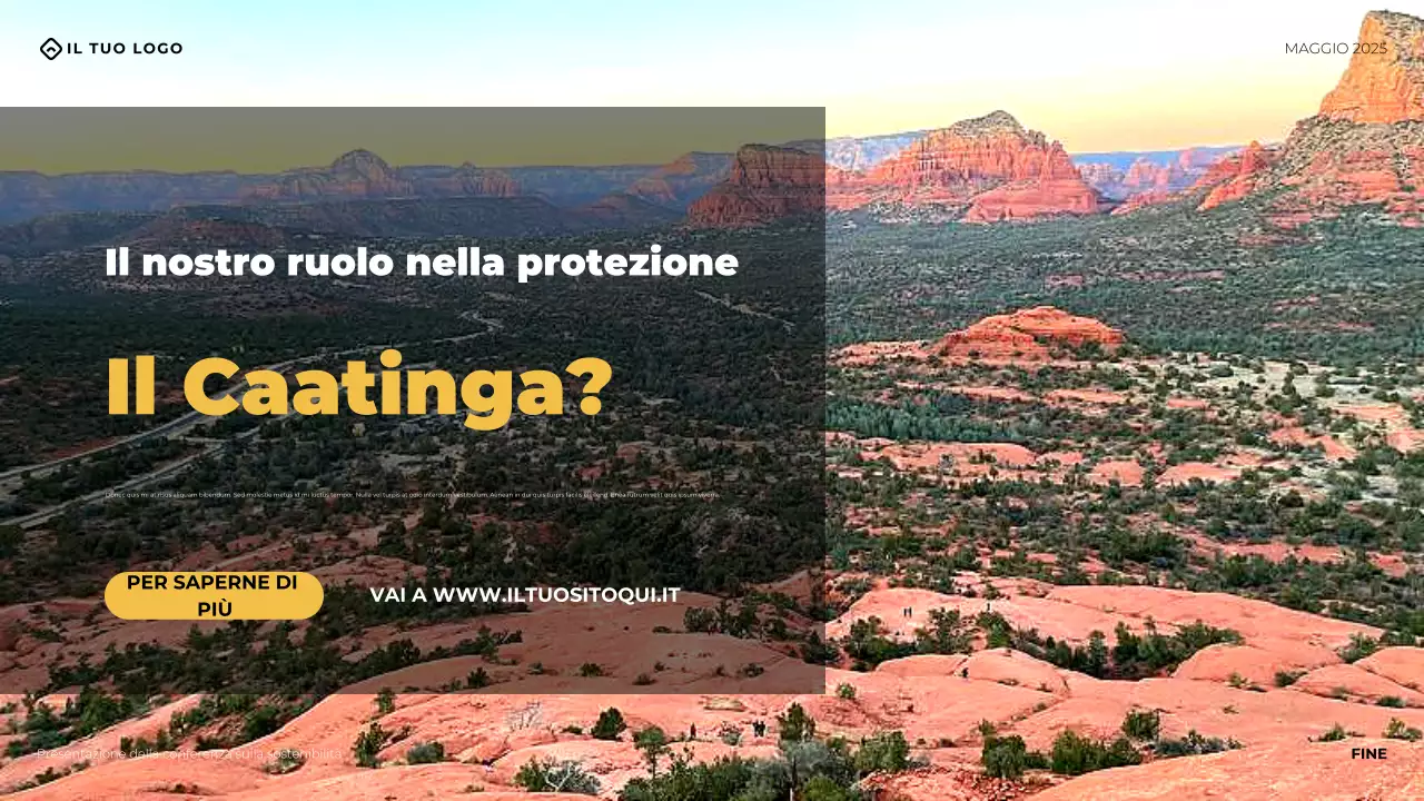 Presentazione della conferenza aziendale moderna gialla