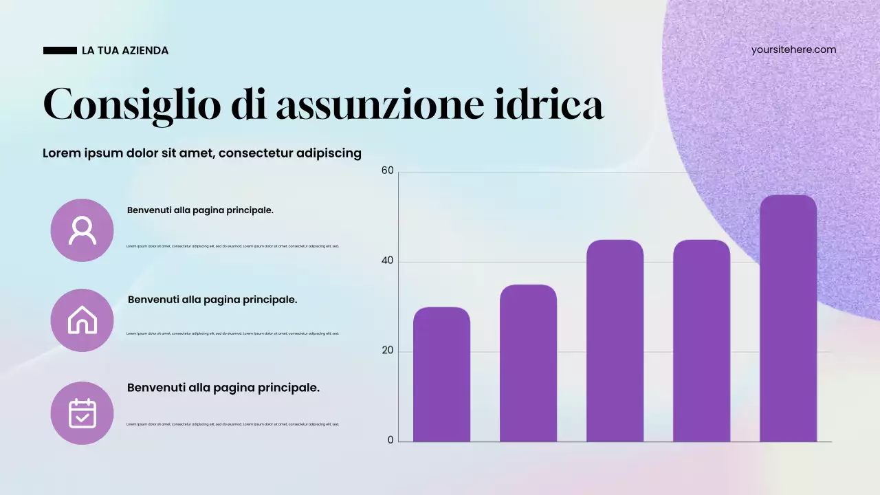 Presentazione di Blue Modern Water