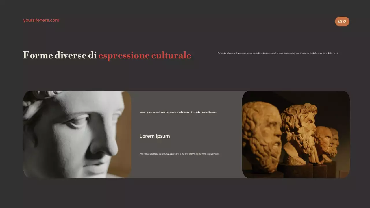 Presentazione elegante della cultura Gold