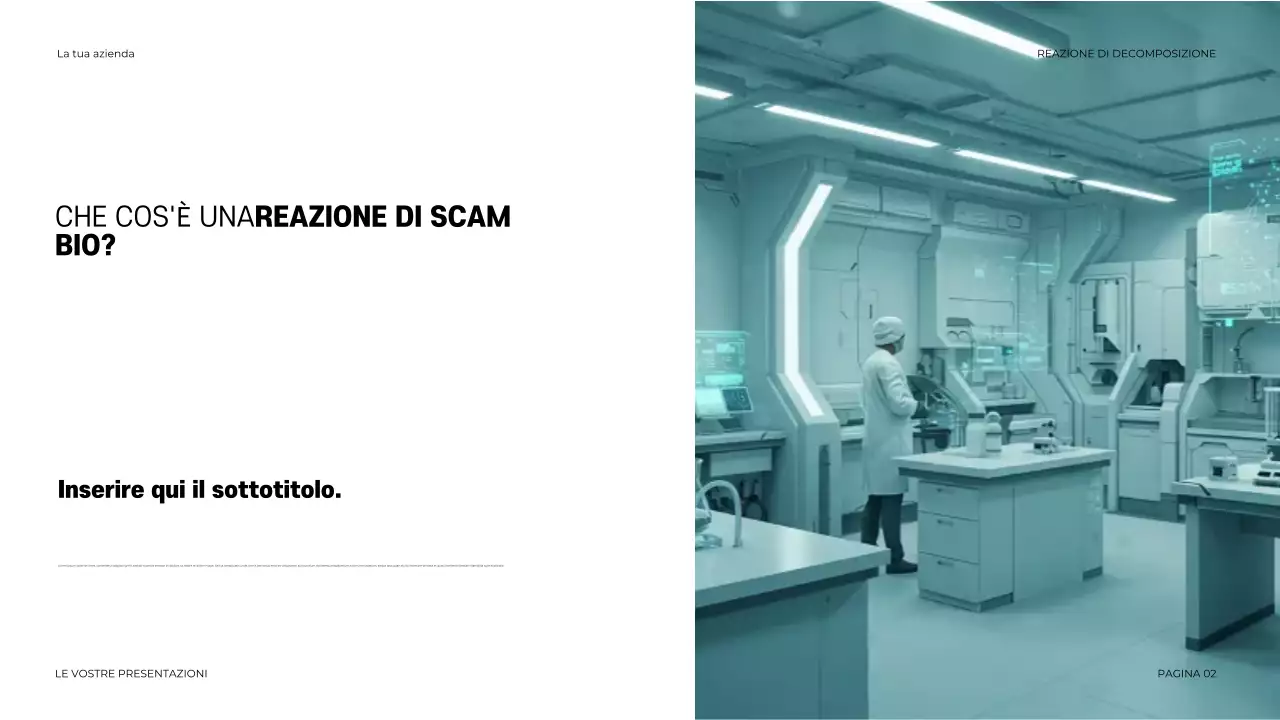 Presentazione di Chimica Moderna Nera