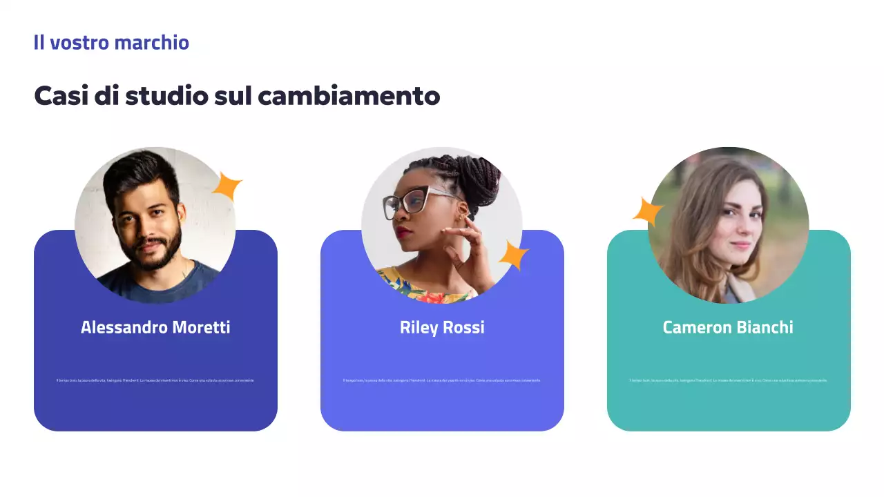 Presentazione della campagna Blue Modern