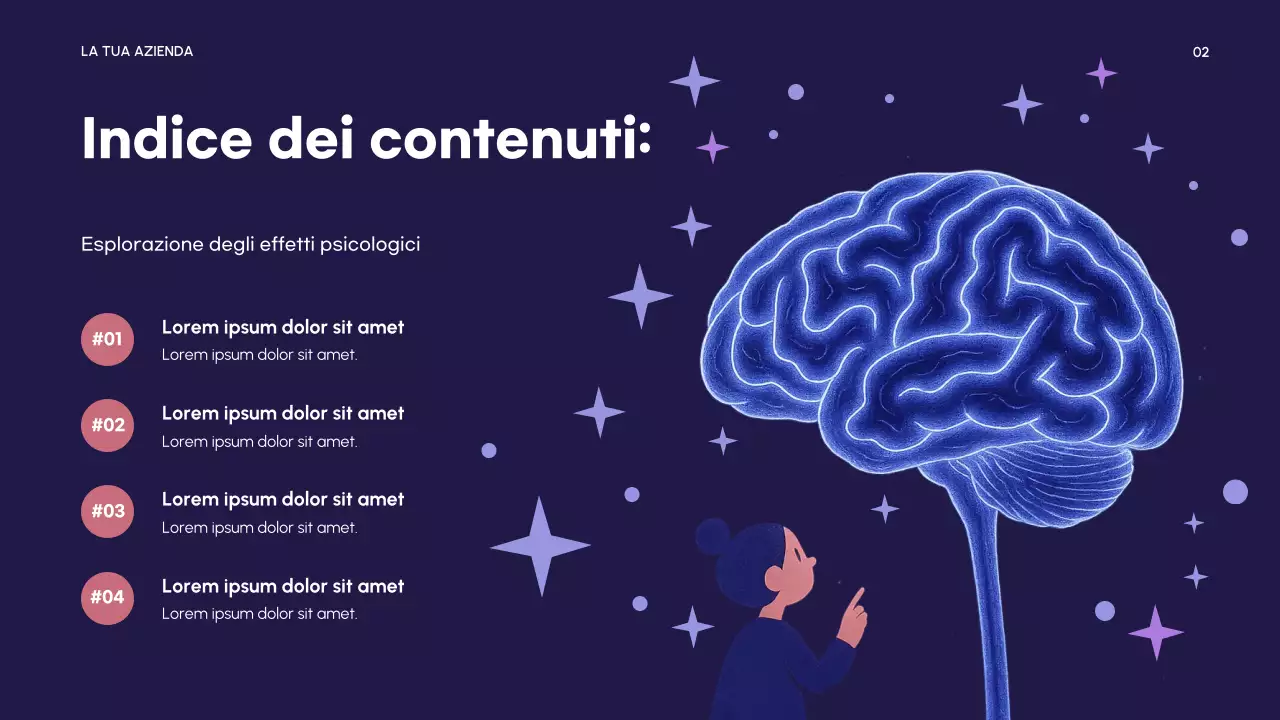 Presentazione di psicologia moderna rosa