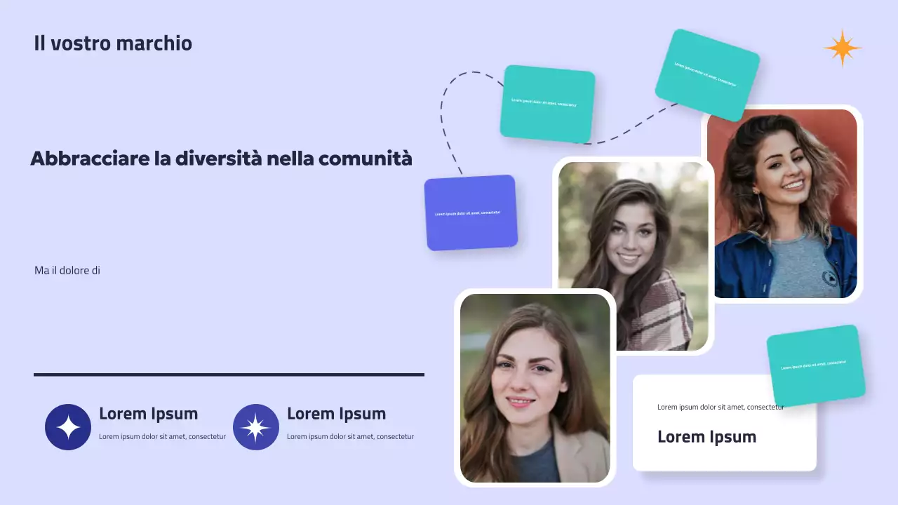 Presentazione della campagna Blue Modern