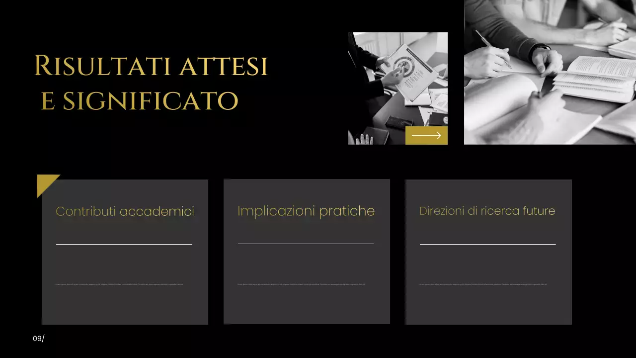 Presentazione della proposta di ricerca Black Modern