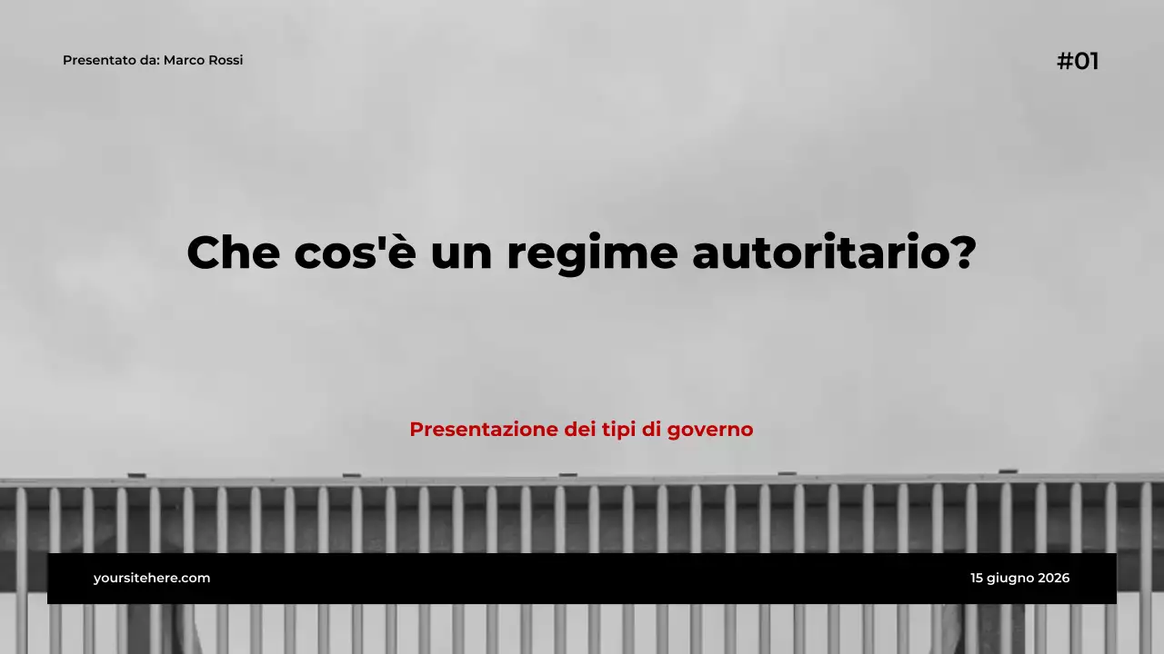 Presentazione della conferenza sul governo moderno grigio
