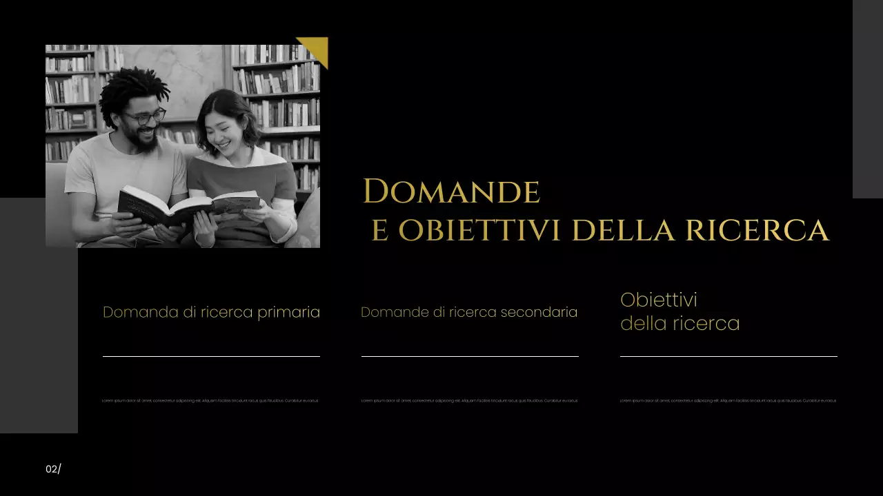 Presentazione della proposta di ricerca Black Modern