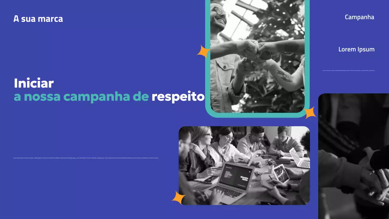 Apresentação da Campanha Blue Modern