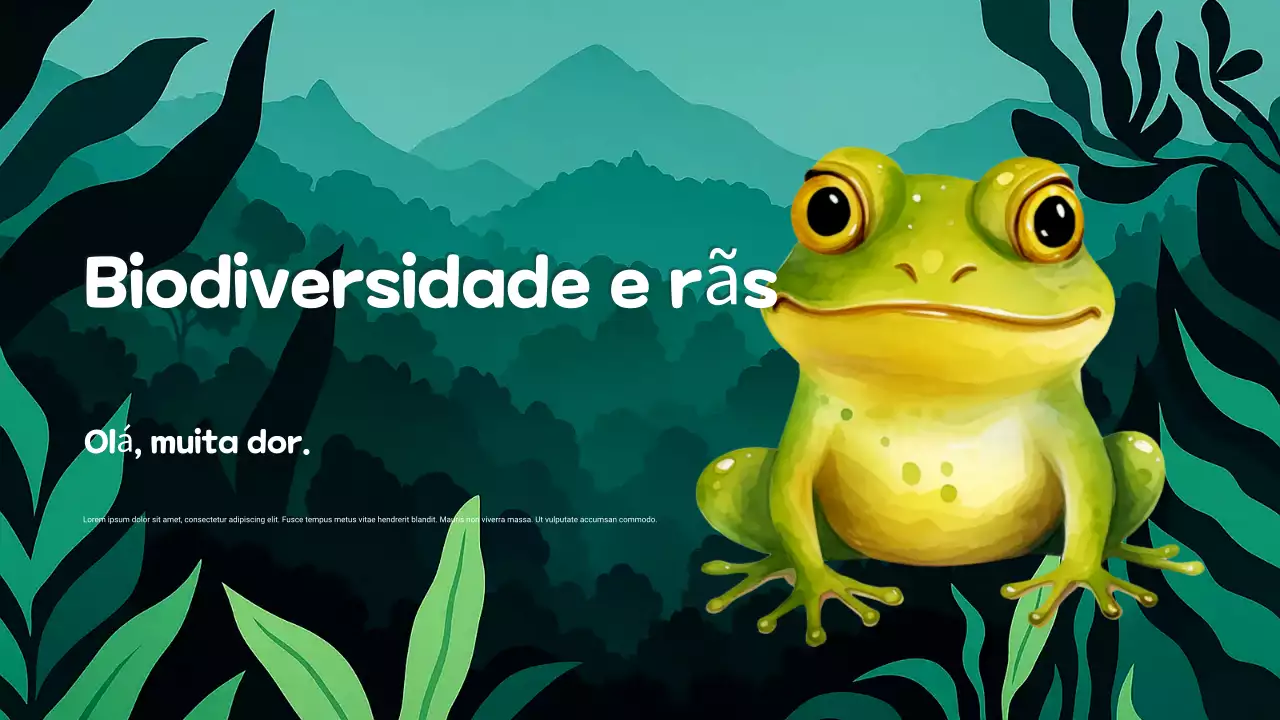 Apresentação da Biodiversidade Artística Verde